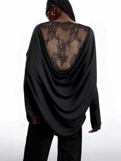 NOIRÉ LACE BACK TOP